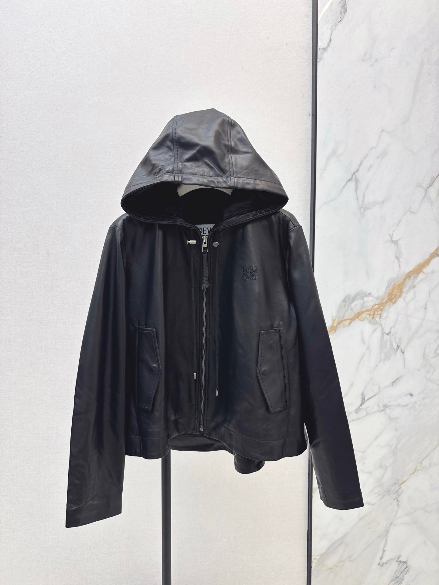 Loe 25fw leather jacket