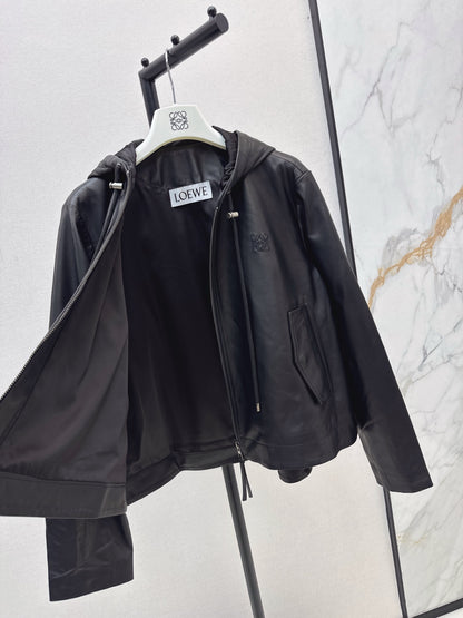 Loe 25fw leather jacket