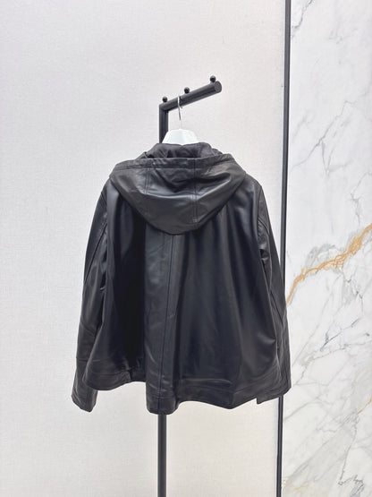 Loe 25fw leather jacket