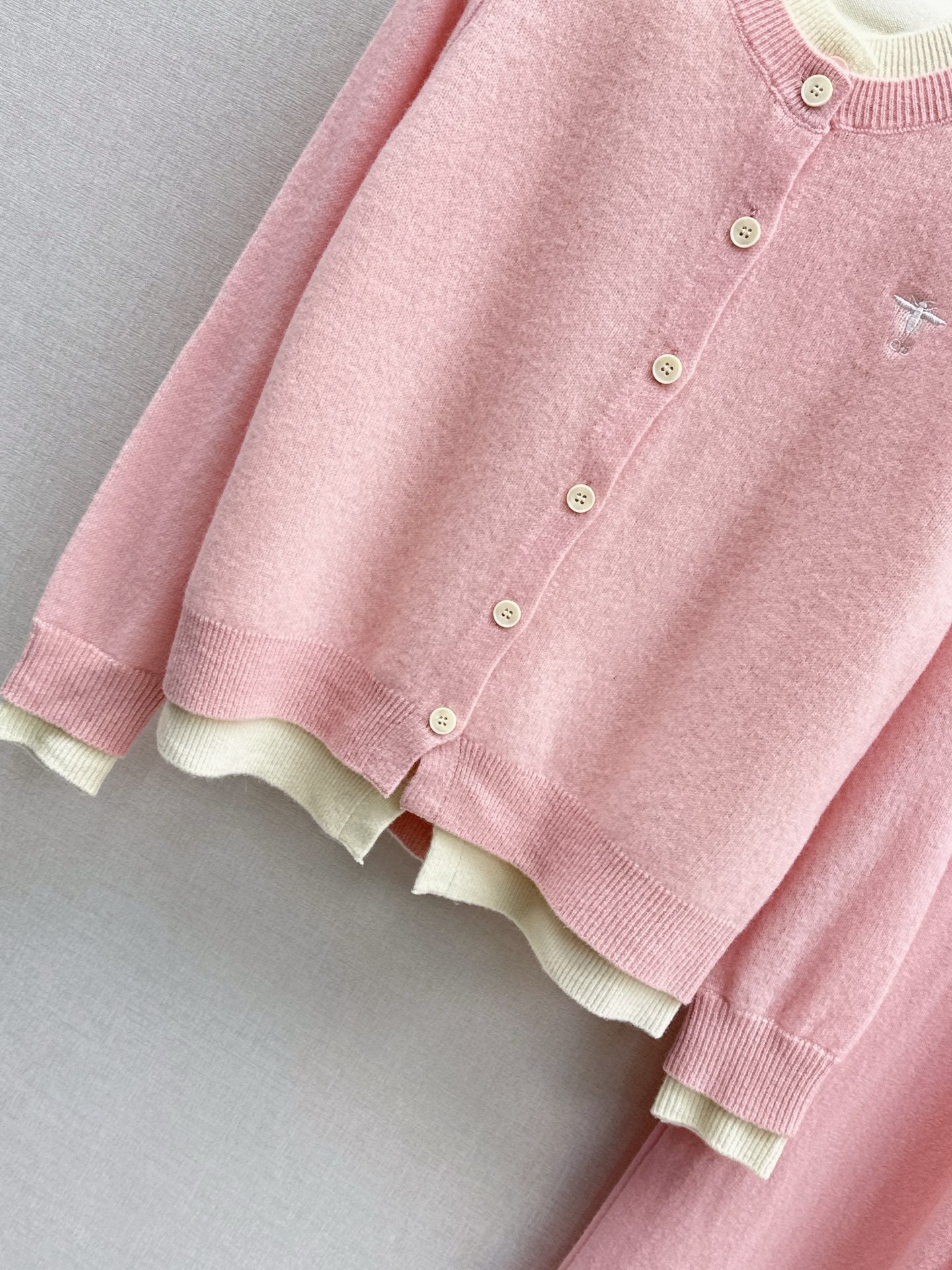 CD 25fw knitted suit