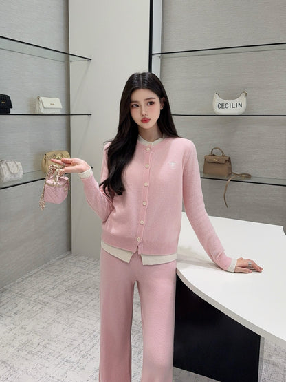 CD 25fw knitted suit