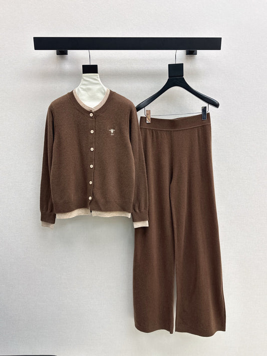CD 25fw knitted suit
