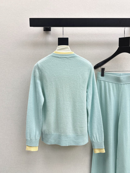 CD 25fw knitted suit
