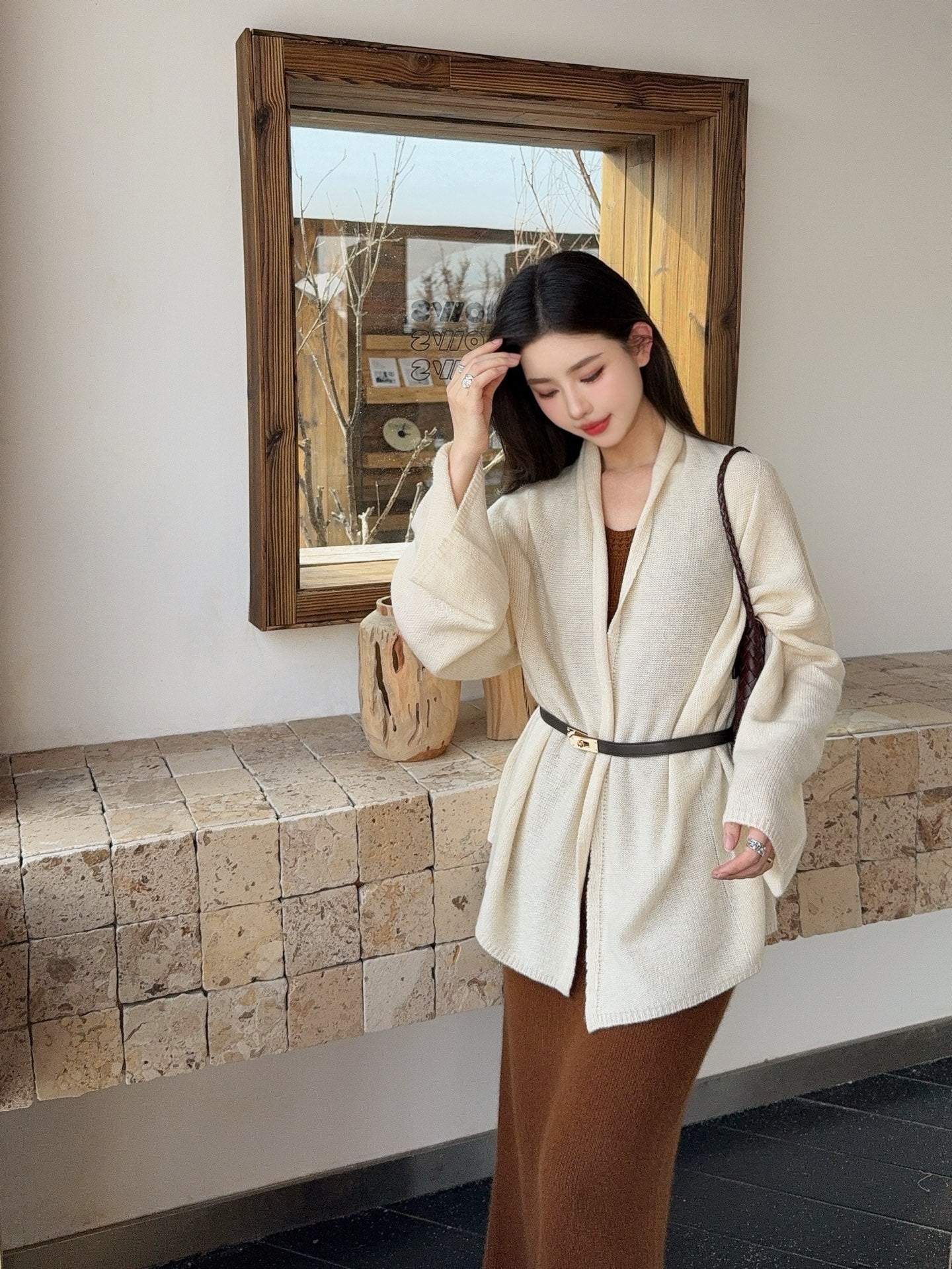 Herm 25fw wool cardigan