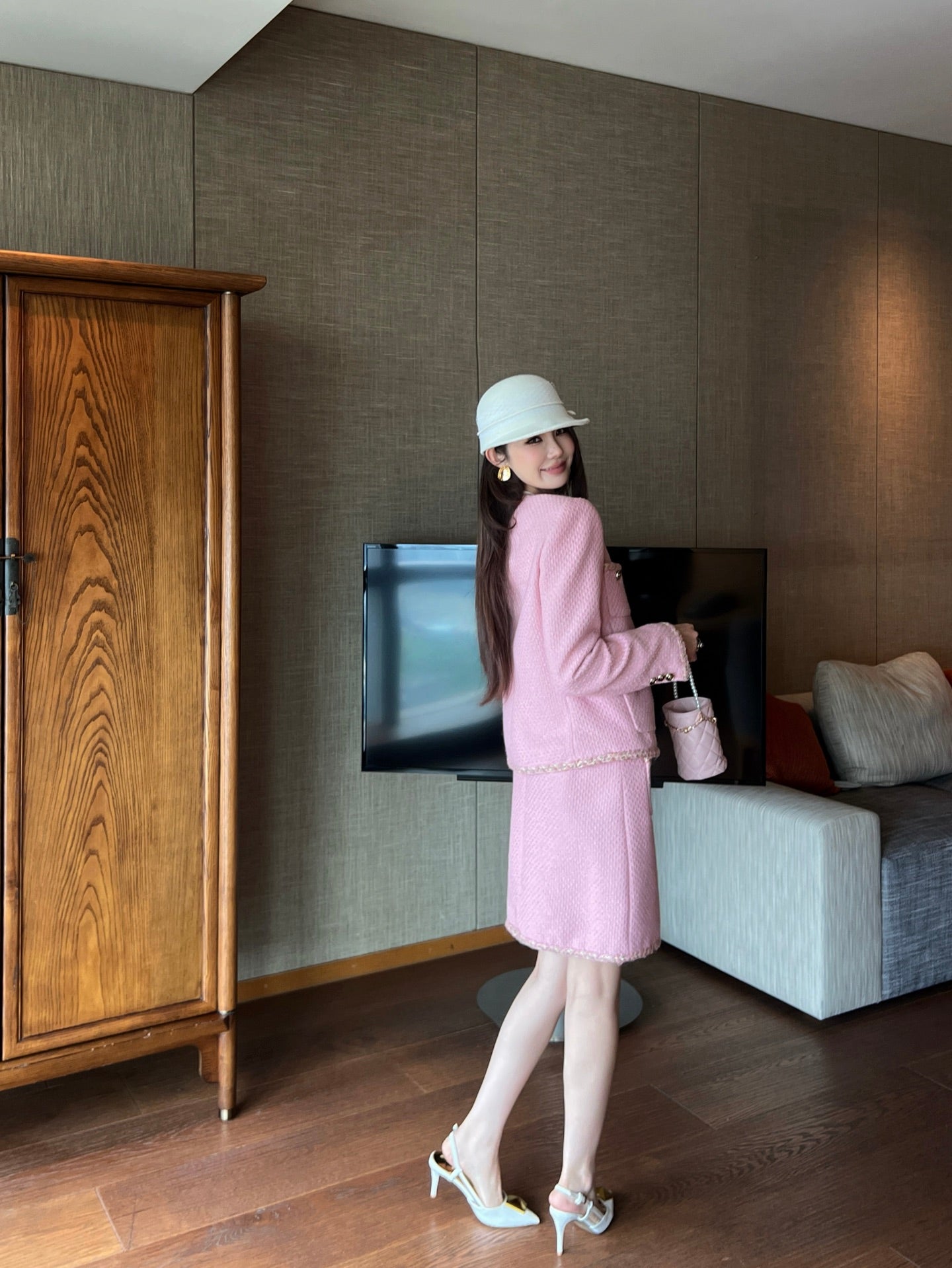 Chan 25fw woven skirt