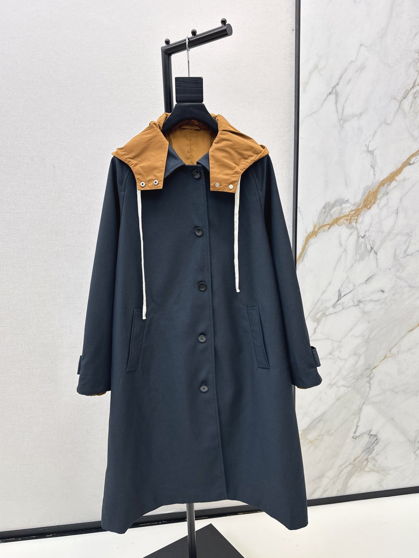 Miu 25fw hooded overcoats