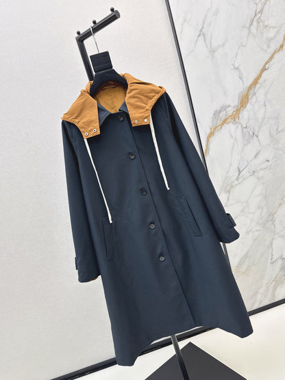 Miu 25fw hooded overcoats
