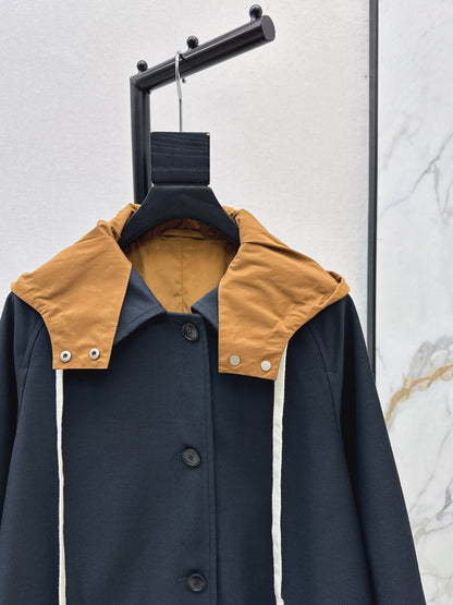 Miu 25fw hooded overcoats