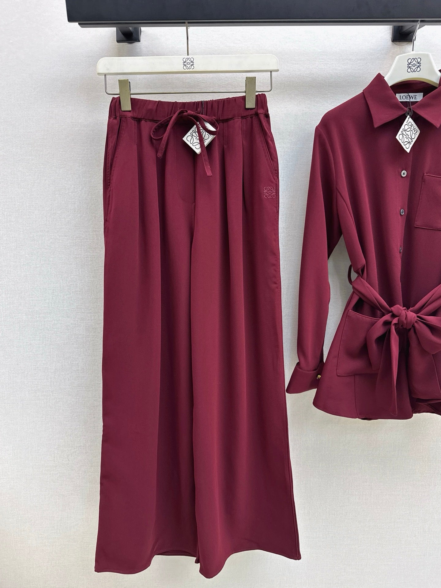 Loe 25fw straight-leg pants