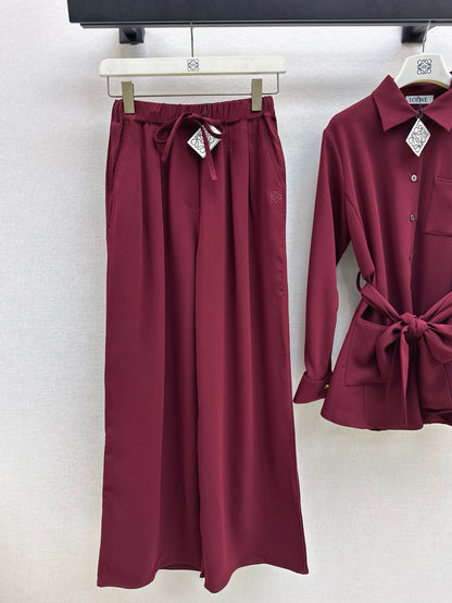 Loe 25fw straight-leg pants
