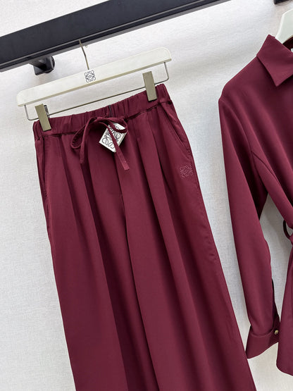 Loe 25fw straight-leg pants