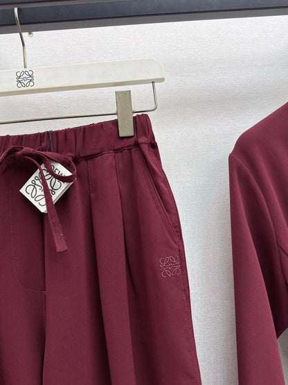 Loe 25fw straight-leg pants