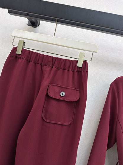 Loe 25fw straight-leg pants