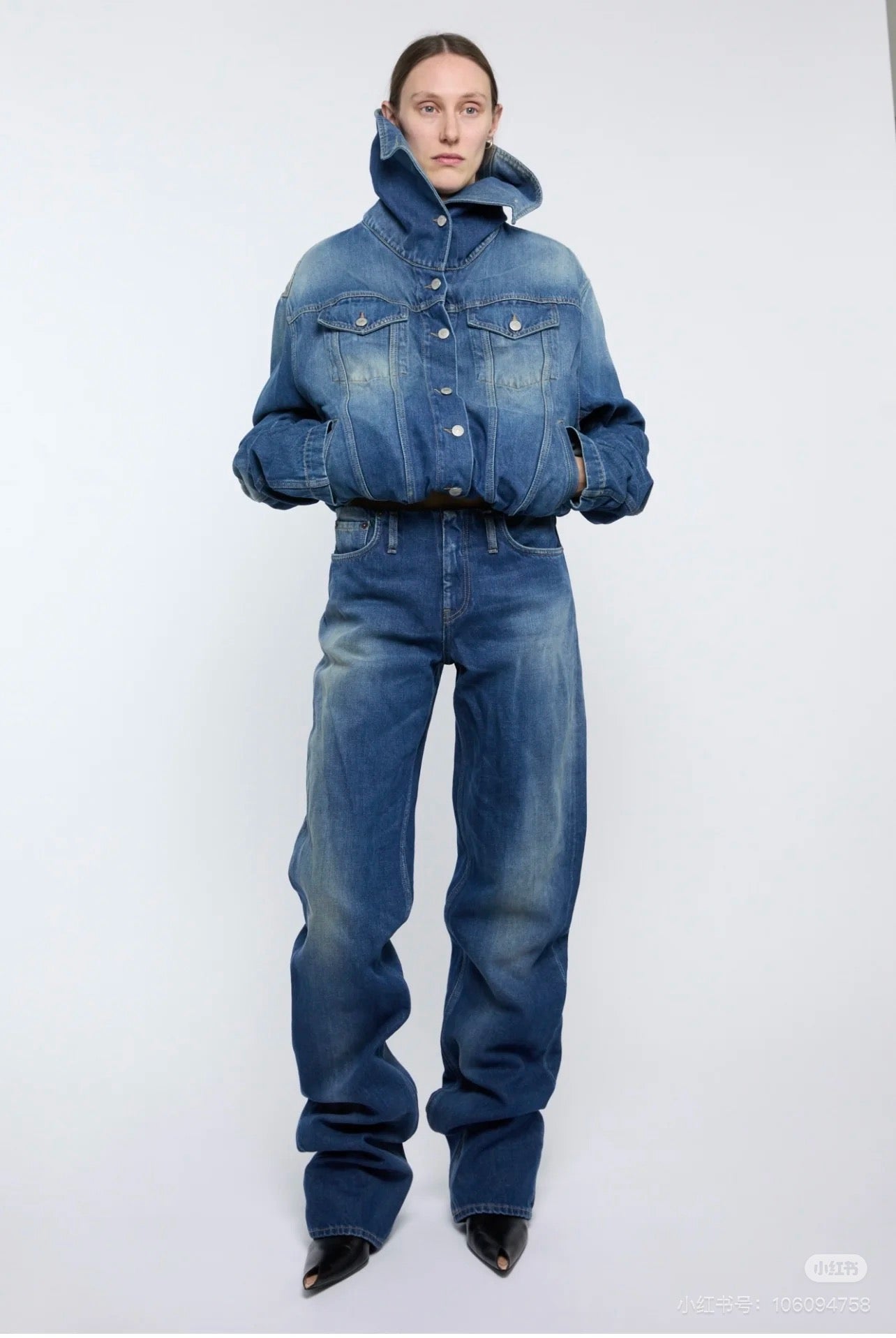 Acn 25fw denim jacket