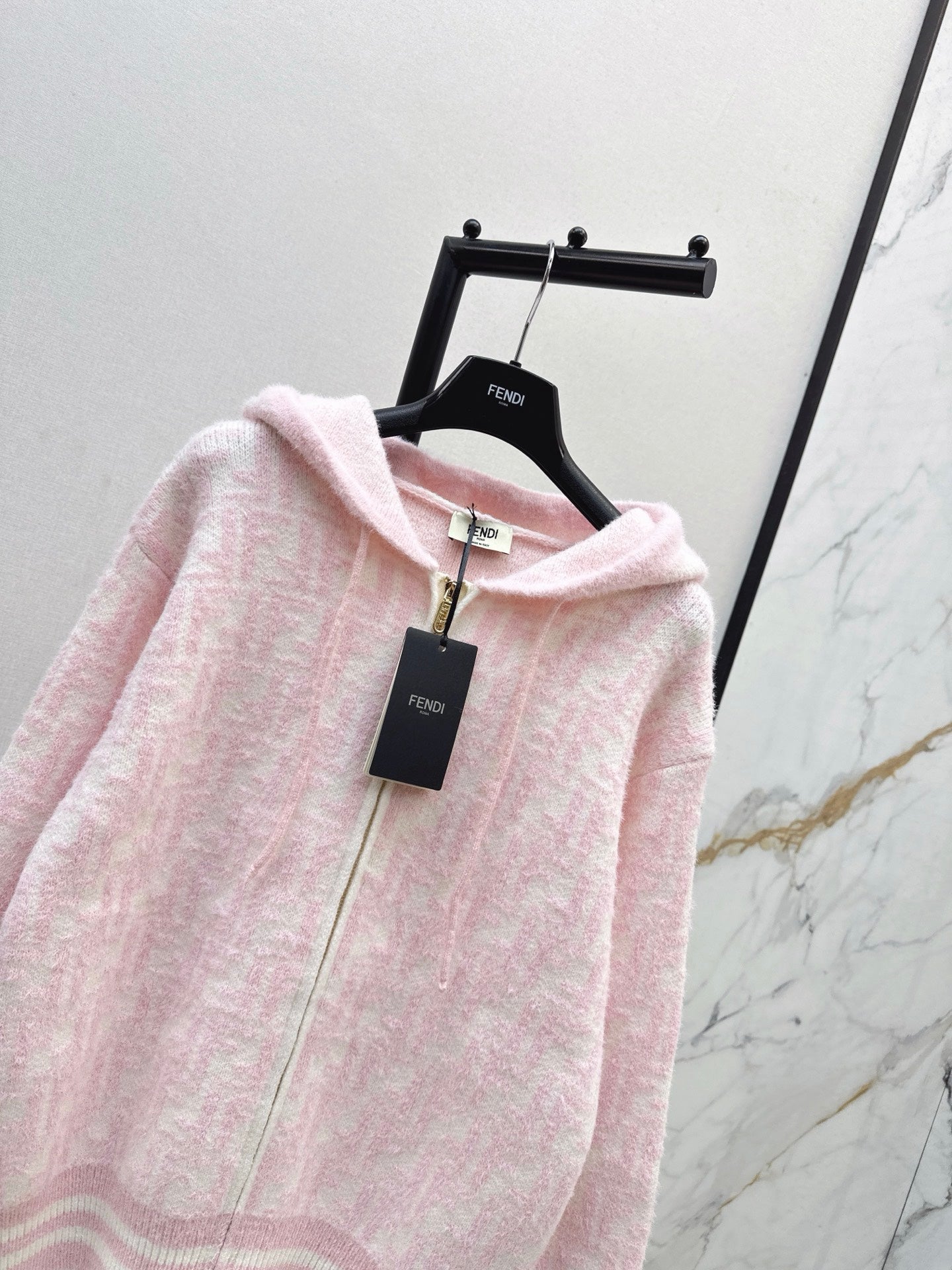 Fen 25fw hooded cardigan