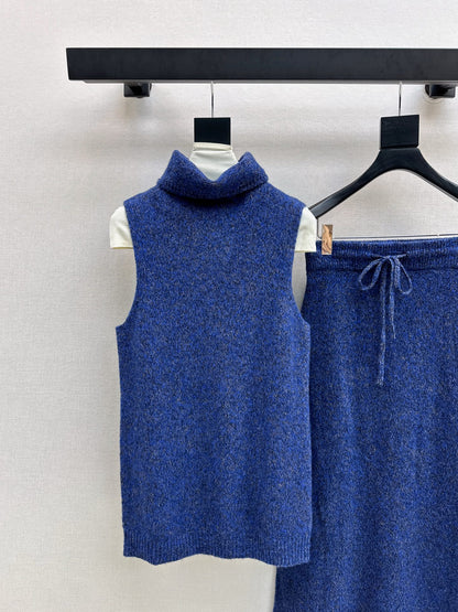 Loro 25fw sweater skirt set