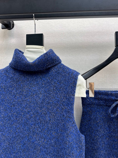Loro 25fw sweater skirt set
