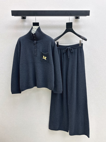 Max 25fw knitted suit