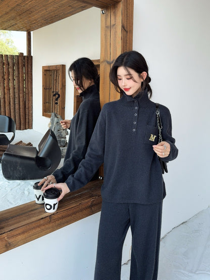 Max 25fw knitted suit