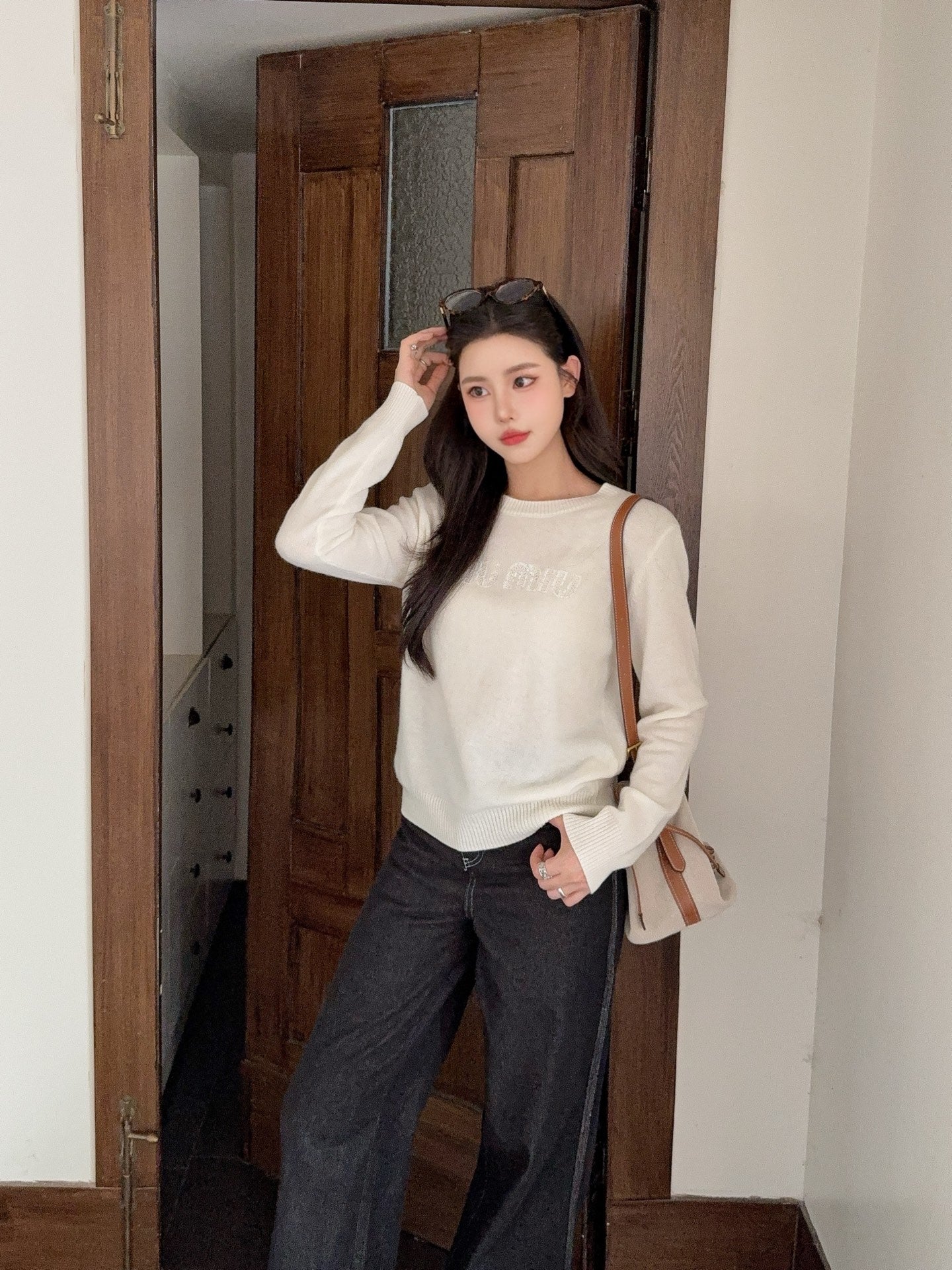 Miu 25fw wool sweater