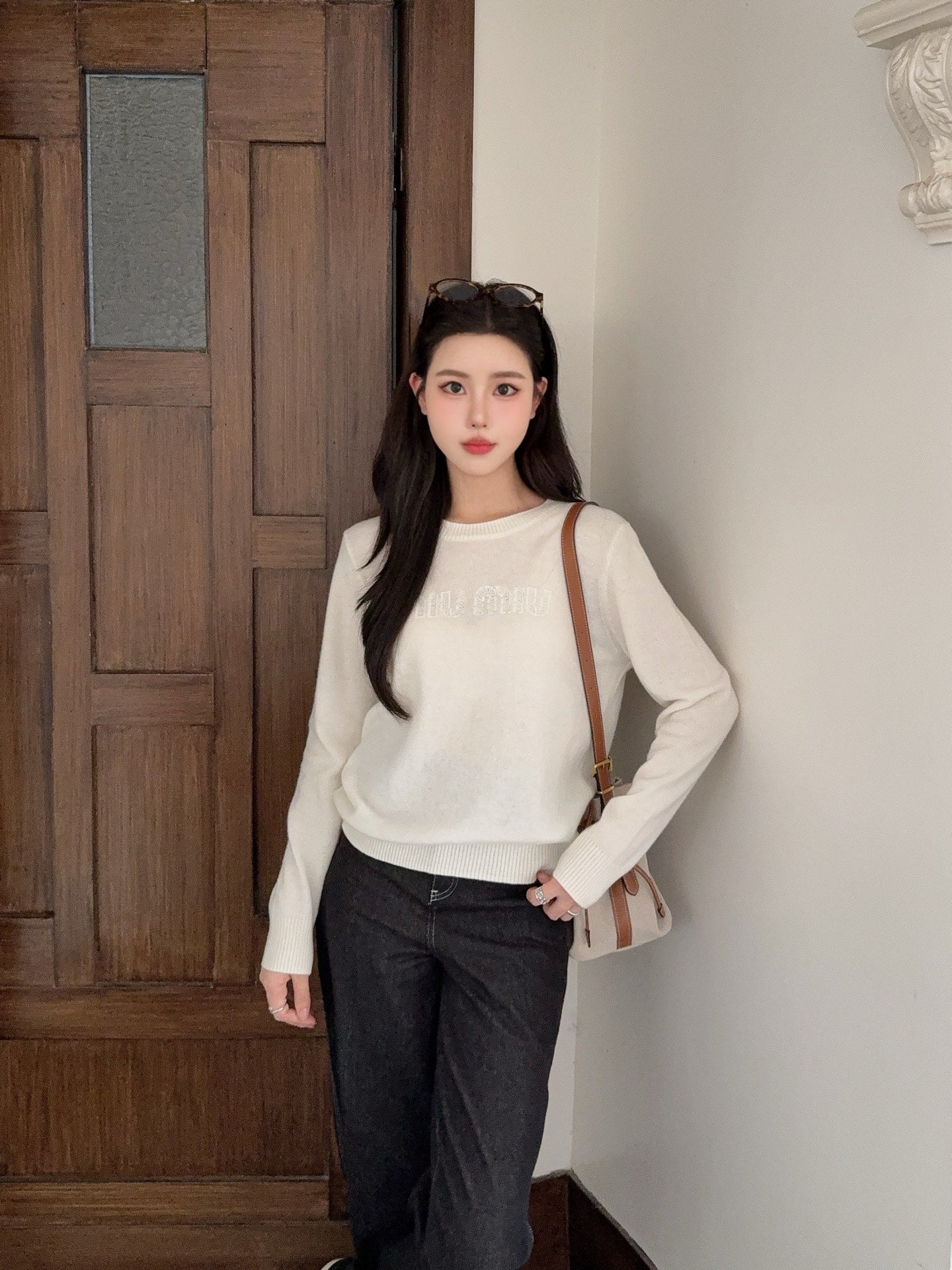 Miu 25fw wool sweater