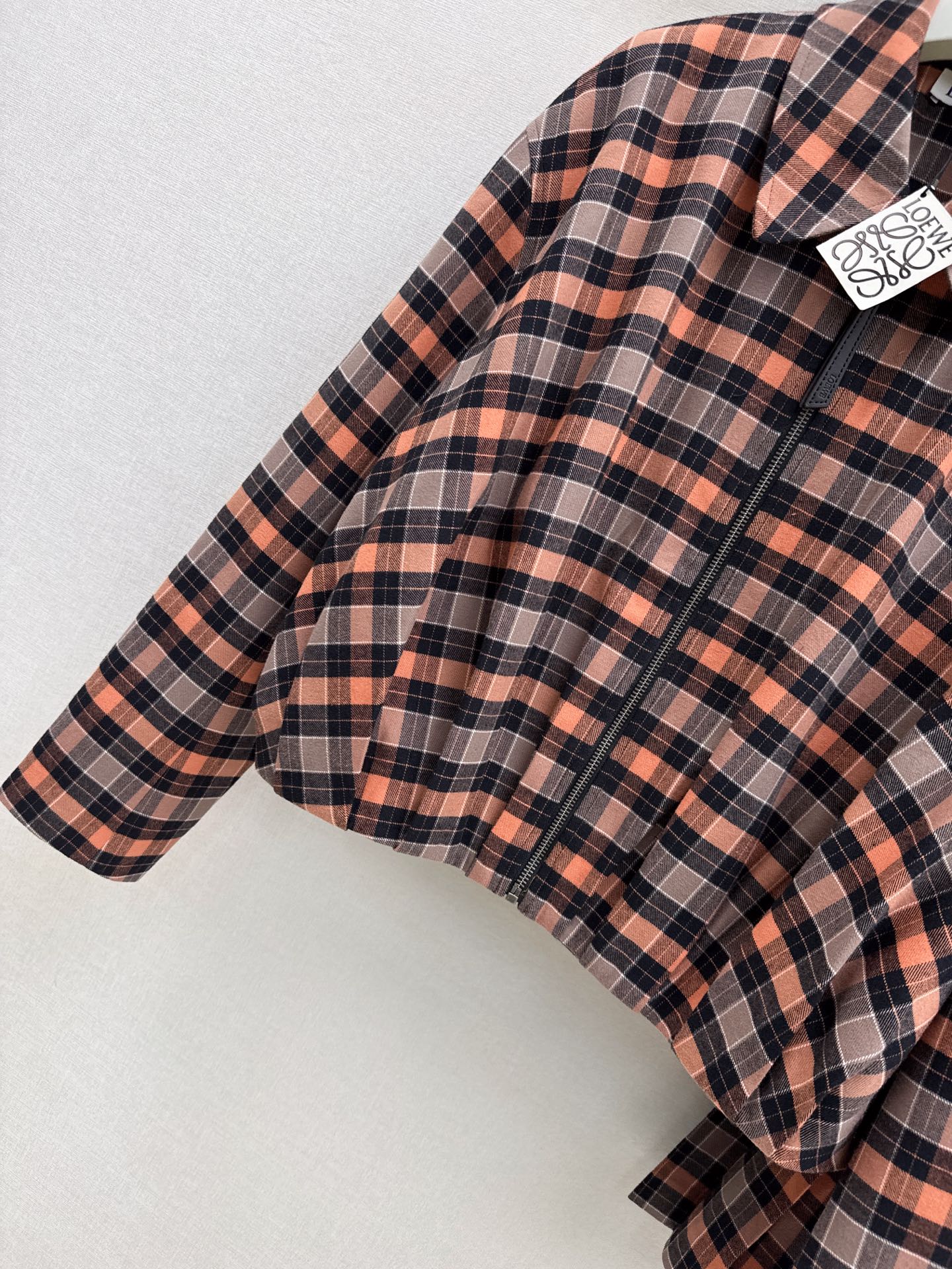 Loe 25fw plaid jacket