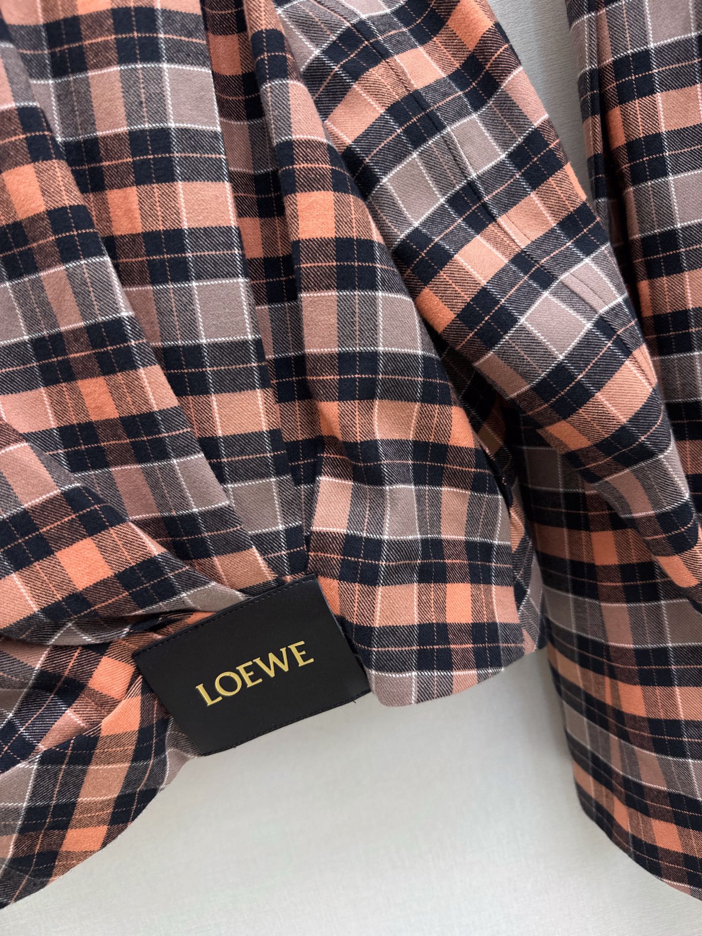 Loe 25fw plaid jacket
