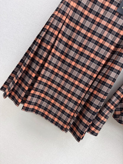 Loe 25fw plaid skirt