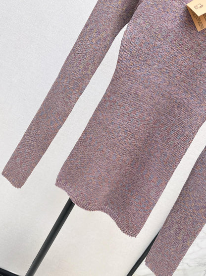Miu 25fw knitted shirt