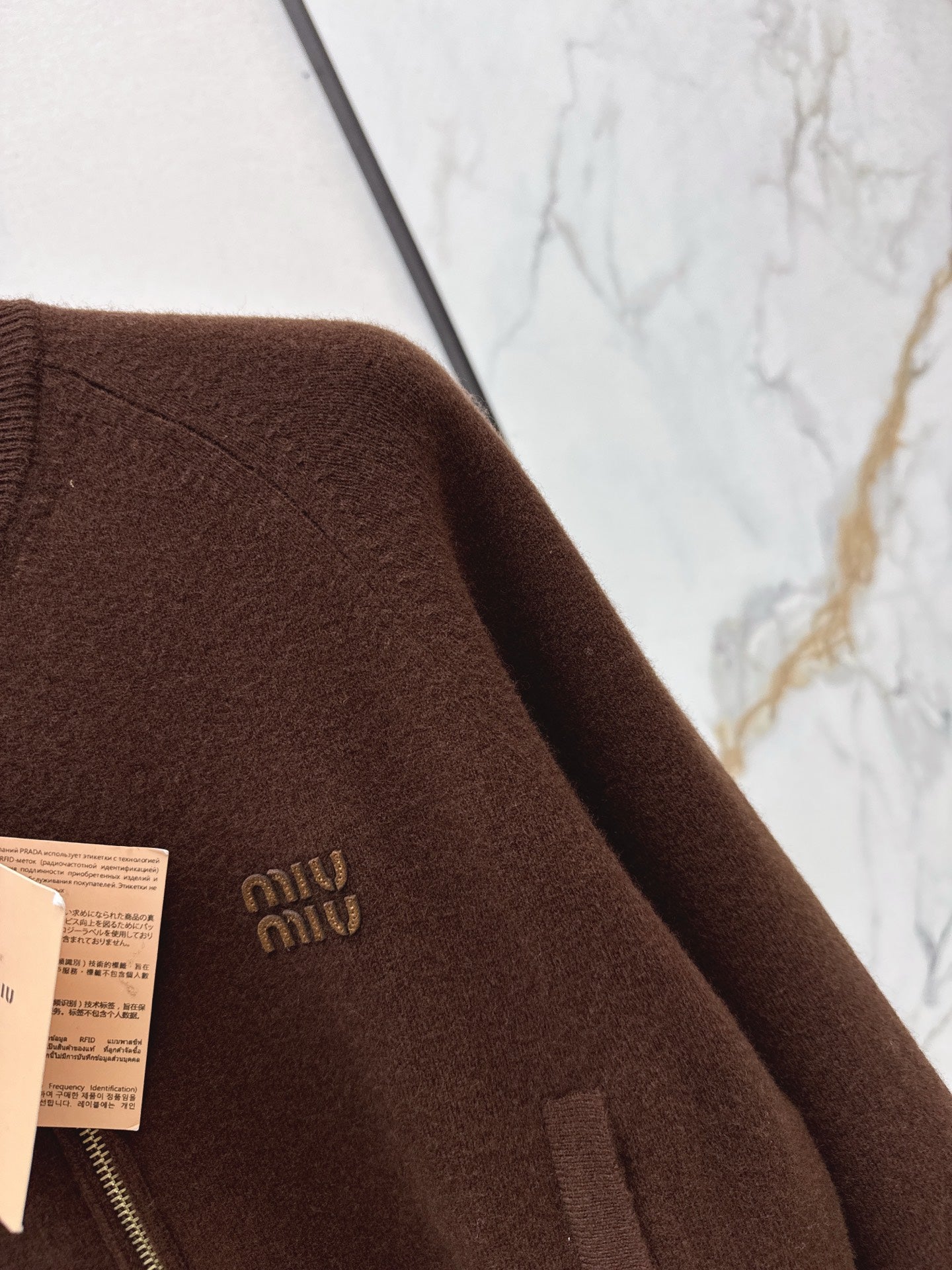 Miu 25fw cashmere jacket