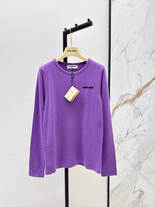 Miu 25fw cashmere sweater