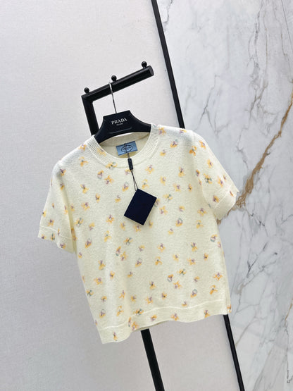 Pra 25fw printed sweatshirts