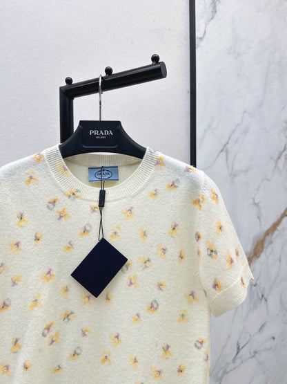Pra 25fw printed sweatshirts