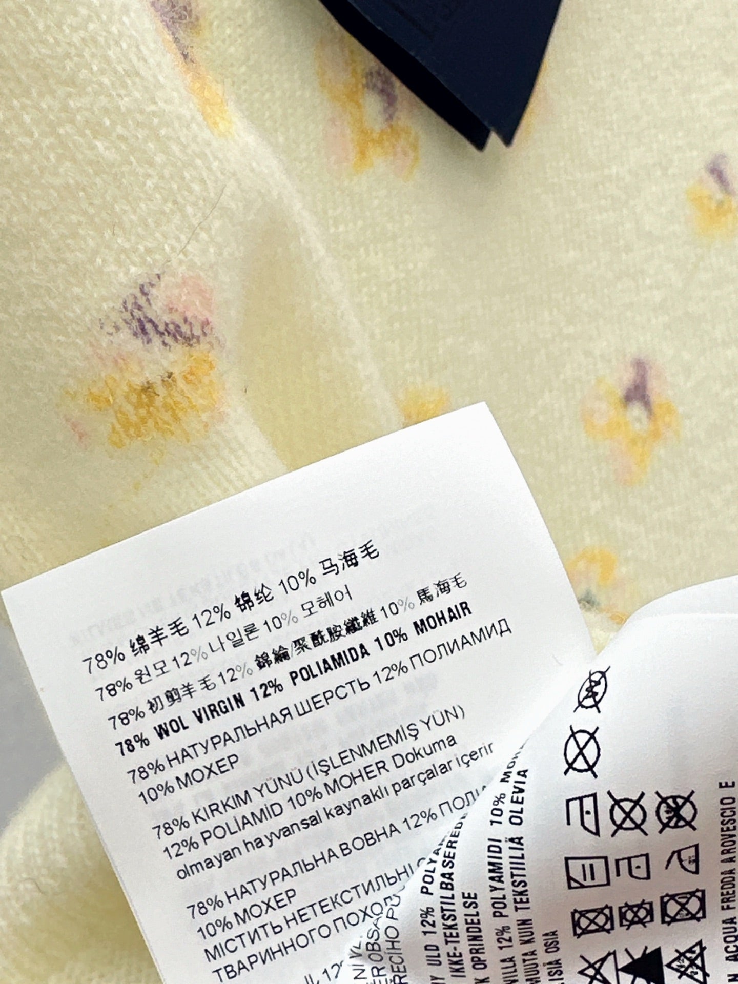 Pra 25fw printed sweatshirts
