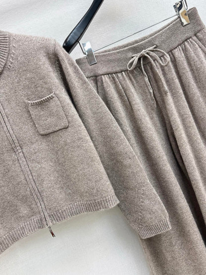 Loro 25fw knitted suit