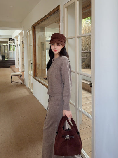 Loro 25fw knitted suit