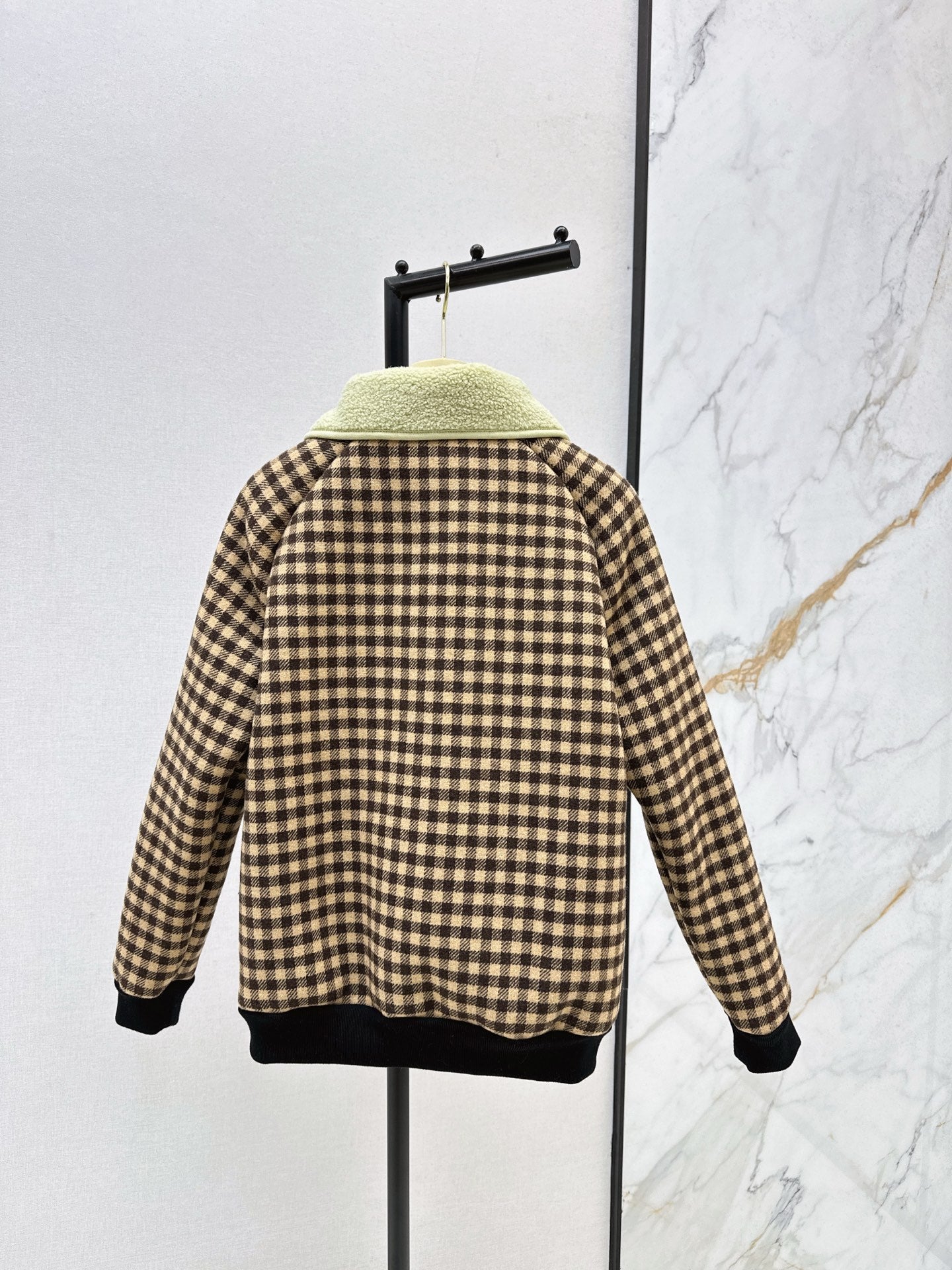 Miu 25fw plaid jacket