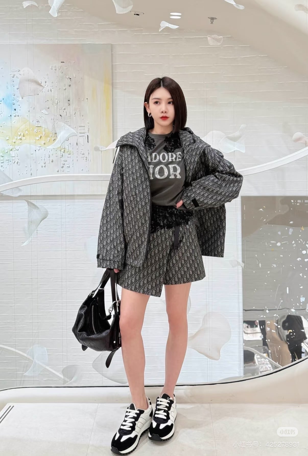 CD 25fw short skirt