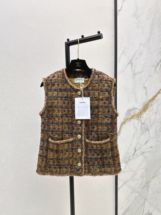 Chan 25fw woven vest
