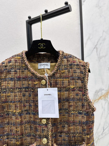 Chan 25fw woven vest