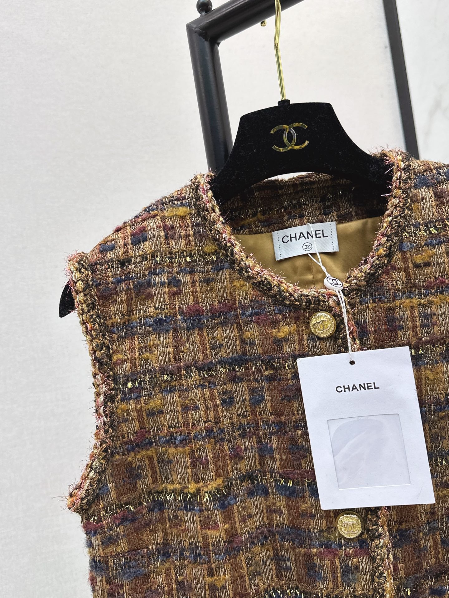 Chan 25fw woven vest