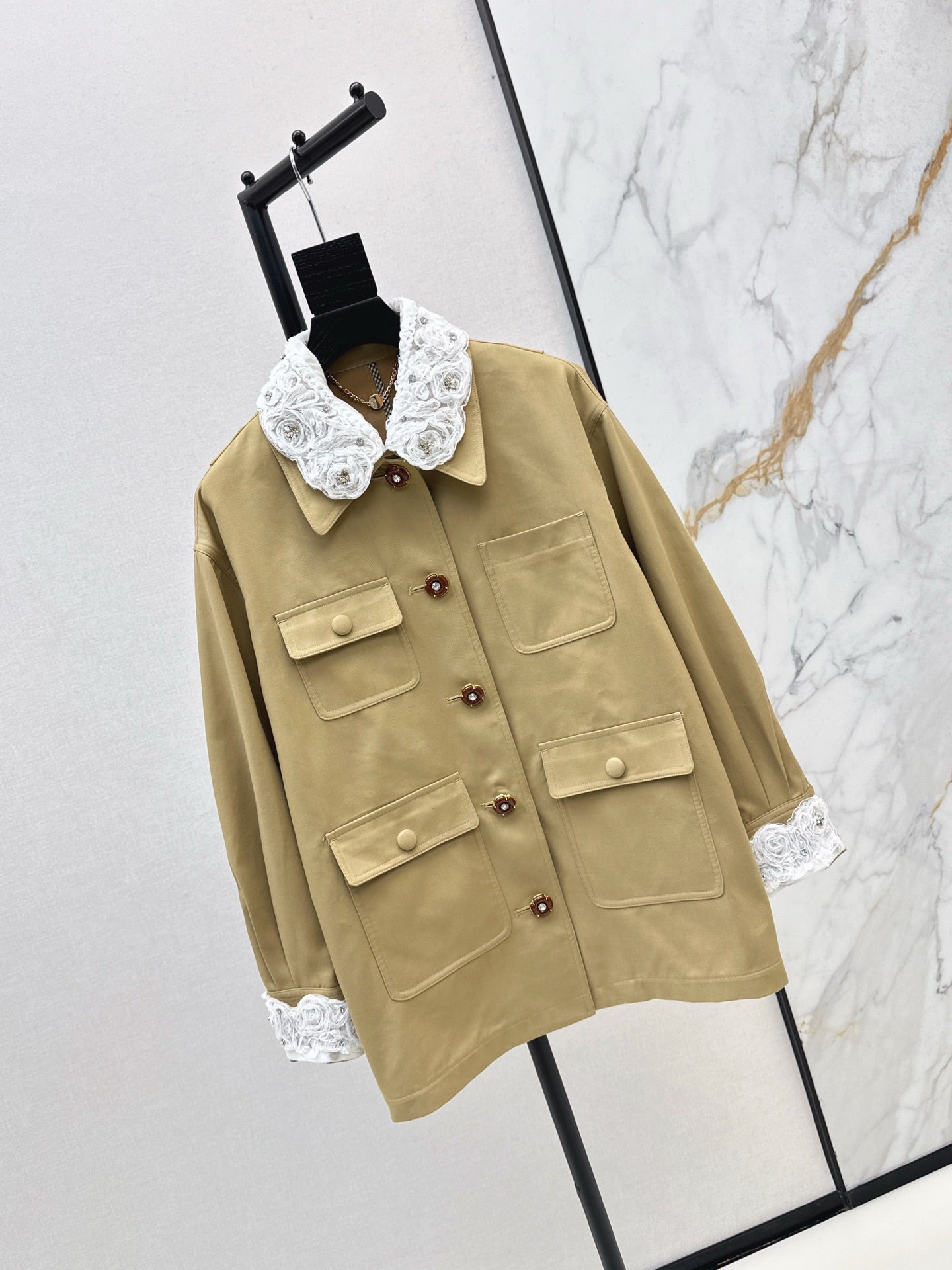 Valen 25fw lace jacket