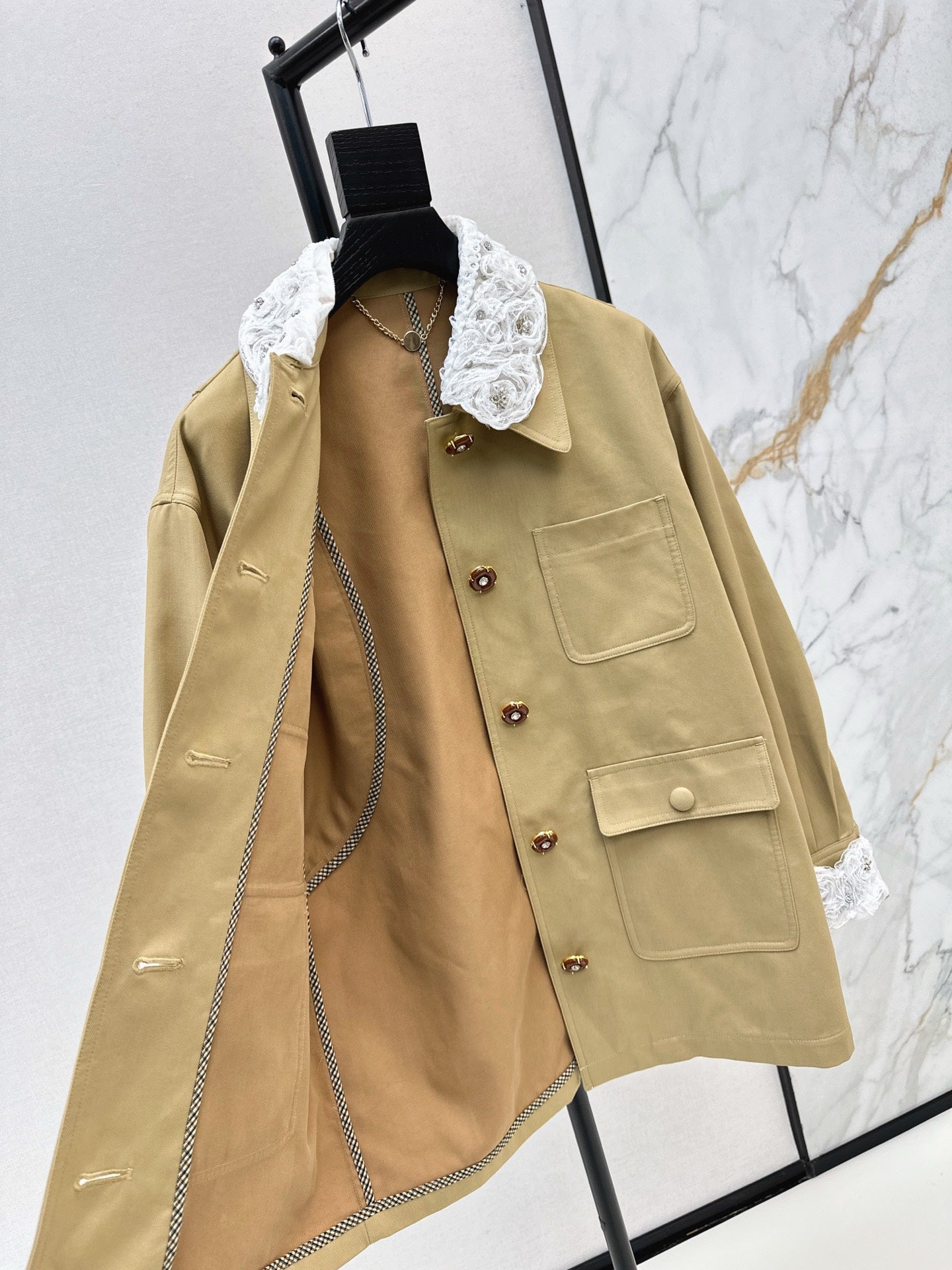 Valen 25fw lace jacket