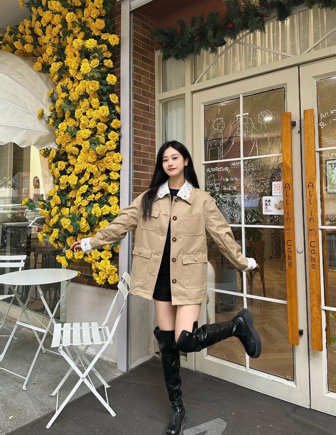 Valen 25fw lace jacket