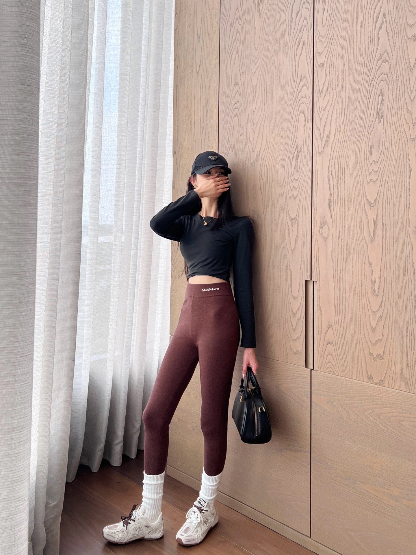 Max 25fw knitted pants