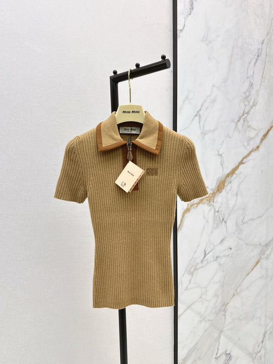 Miu 25fw polo shirt