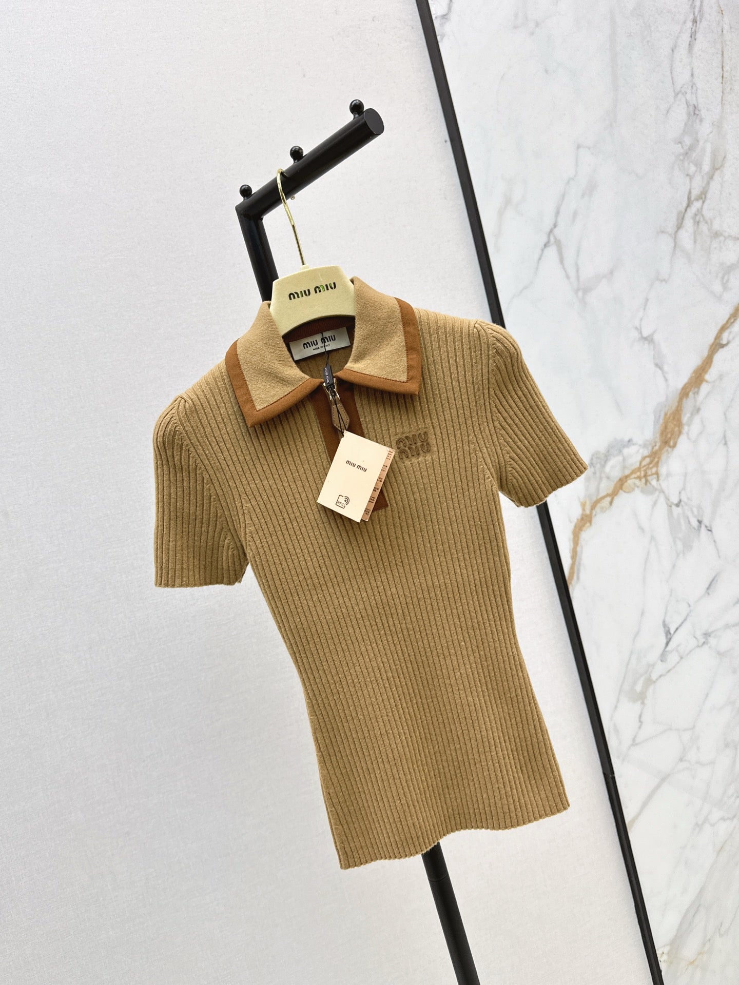 Miu 25fw polo shirt