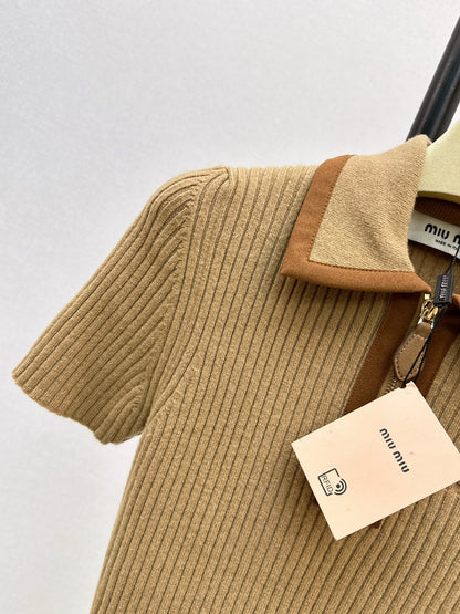 Miu 25fw polo shirt