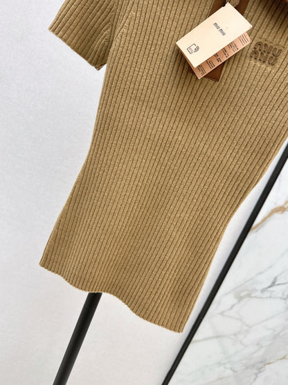 Miu 25fw polo shirt