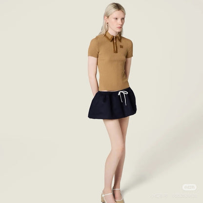 Miu 25fw polo shirt